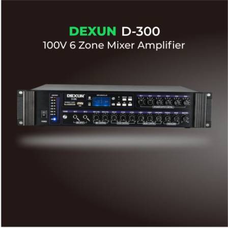 DEXUN D-300 6 ZONE 250W VOLUM CONTROL - 0